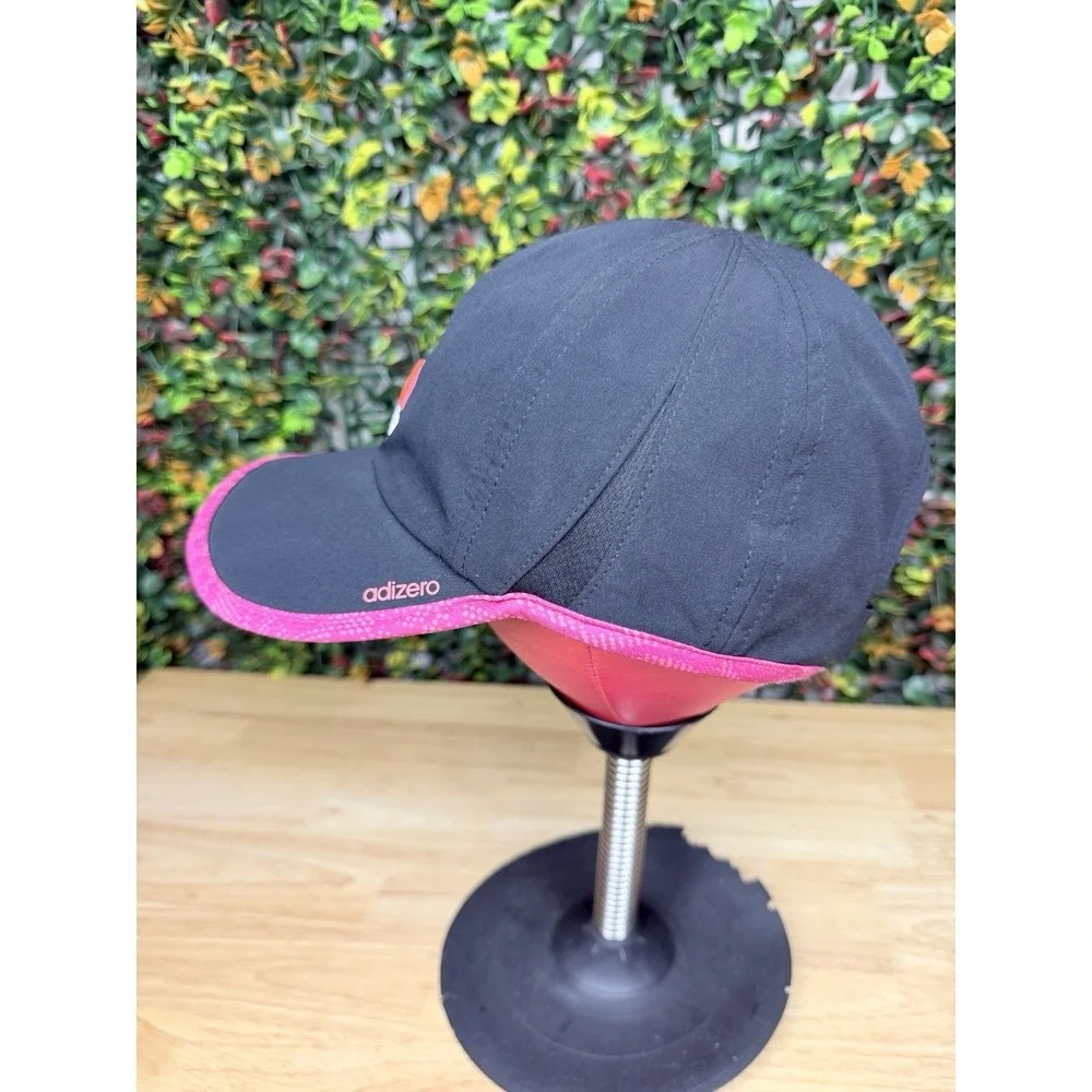 adidas Climacool Hat Cap Strapback Black Adjustable One Size Run Pickle Ball